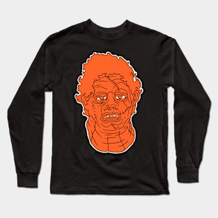 Pleather Face Long Sleeve T-Shirt